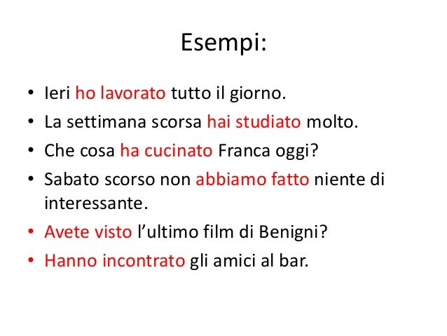 10 Frasi Con Il Congiuntivo Passato