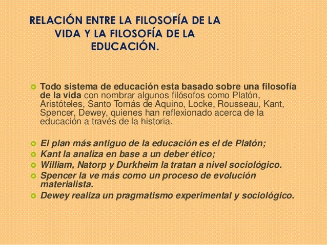 Filosofia de la educaciòn Esencia y existencia de la