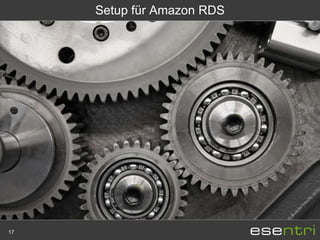 Setup für Amazon RDS




17
 