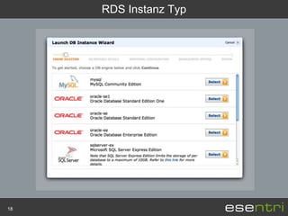RDS Instanz Typ




18
 