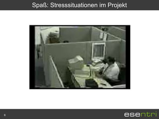 Spaß: Stresssituationen im Projekt




6
 