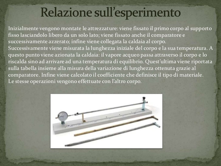 Dilatazione Termica Lineare