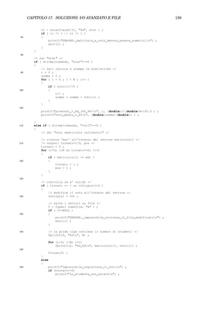 Esercizi di programmazione in C (v. 2.01) | PDF