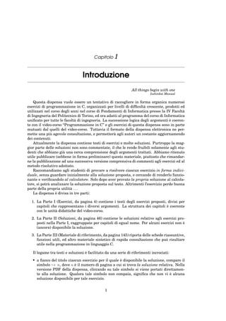 Esercizi di programmazione in C (v. 2.01) | PDF