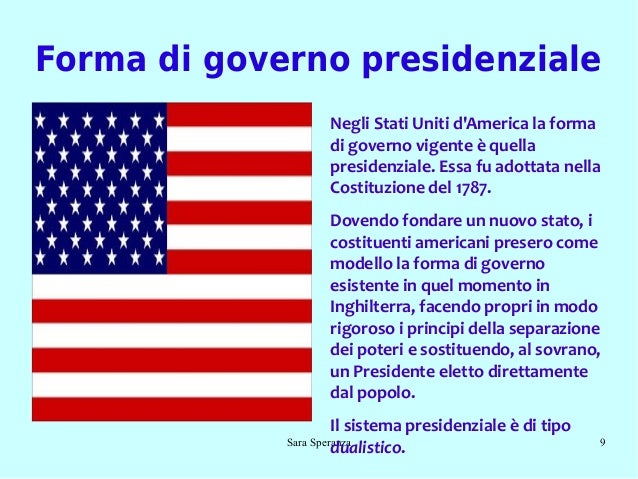 Forma Di Governo Degli Stati Uniti Riassunto