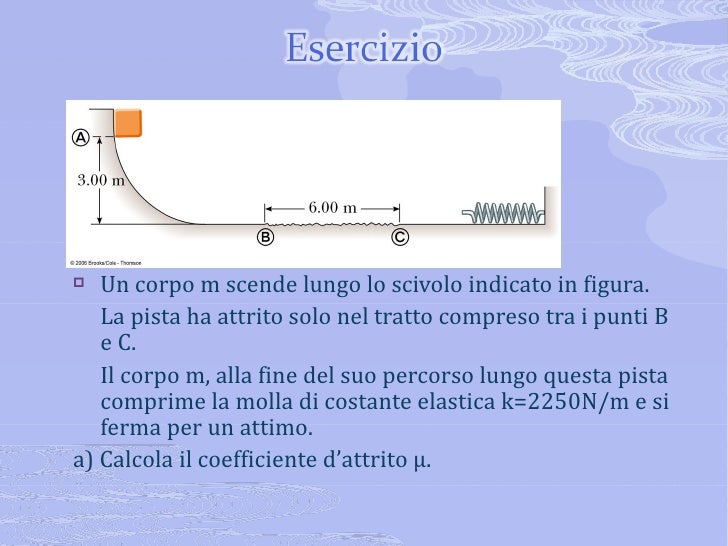 Relazione Sulla Conservazione Dell Energia Meccanica