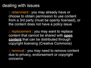 Enriching Scholarship 2009 - Creating Open Educational Resources