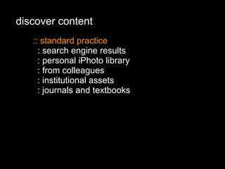 Enriching Scholarship 2009 - Creating Open Educational Resources