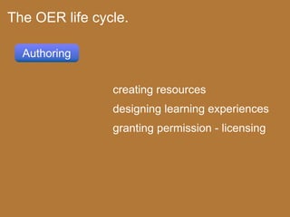 Enriching Scholarship 2009 - Creating Open Educational Resources