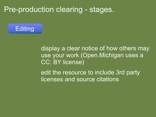Enriching Scholarship 2009 - Creating Open Educational Resources