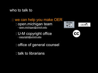 Enriching Scholarship 2009 - Creating Open Educational Resources