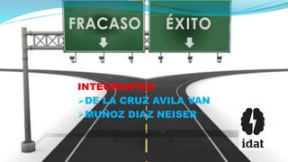 INTEGRANTES
DE LA CRUZ AVILA VAN
MUÑOZ DIAZ NEISER
 