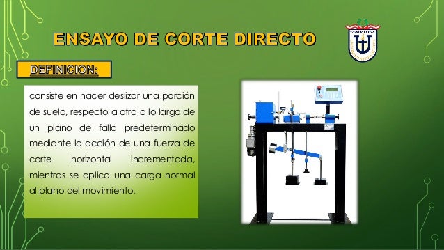 ESFUERZOS HORIZONTALES Y ENSAYO DE CORTE DIRECTO