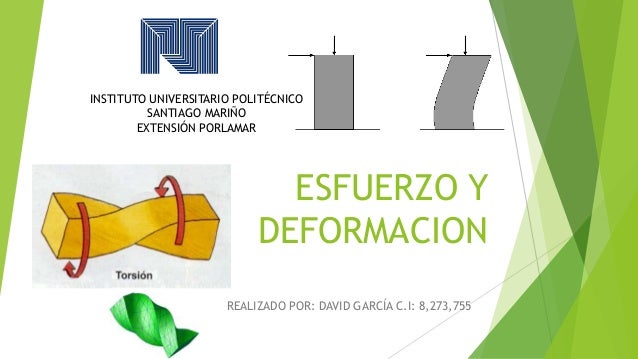 Esfuerzo, Deformacion, Flexion, torsion