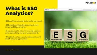 Esg Analytics Unlocking Sustainable Value | PDF