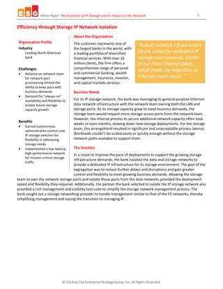 The Evolution of IP Storage and Its Impact on the Network | PDF