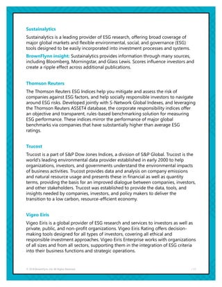 The ESG Ecosystem | PDF