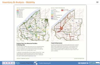 Inventory & Analysis - Mobility 10
Public Meeting #4
 