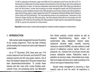 Nuclear  waste  management