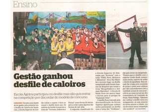 Esgts ganha desfile caloiro 2011 "Jornal O Ribatejo"