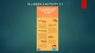 10.) WEEK 3 ACTIVITY 3.1
 