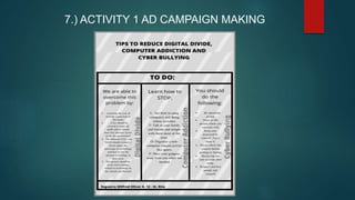 7.) ACTIVITY 1 AD CAMPAIGN MAKING
 