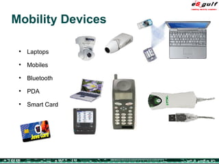 Mobility Devices Laptops Mobiles Bluetooth PDA Smart Card 