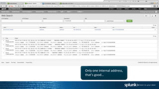 Only one internal address,
that’s good…
Change to 24 hours
if needed
Click back to
Incident Review
In your Incident, hit Drop Down
next to Destination and then “Web
Search (as Destination)”
 