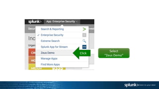Select
“Zeus Demo”
Click
 
