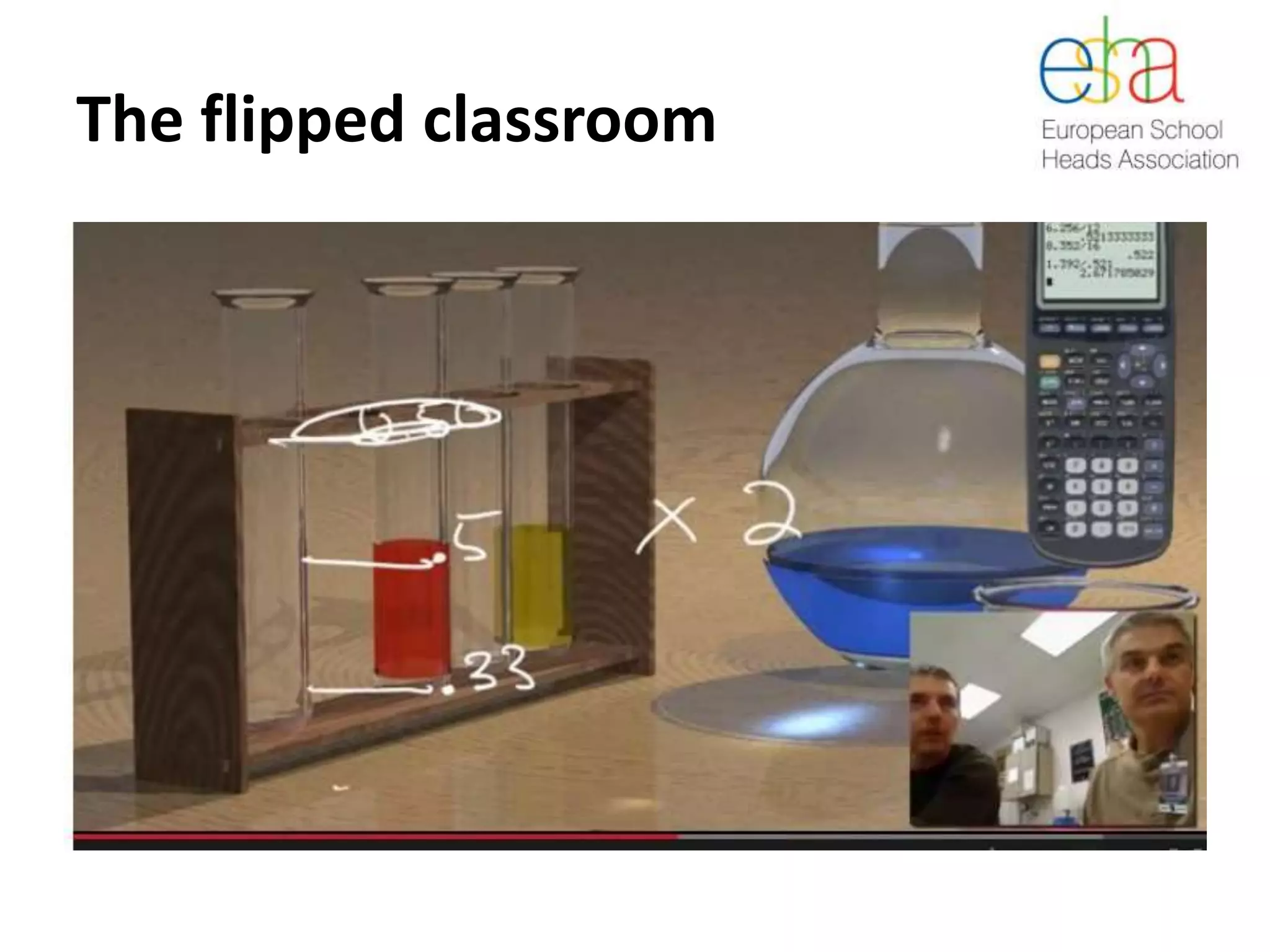 The flipped classroom
 