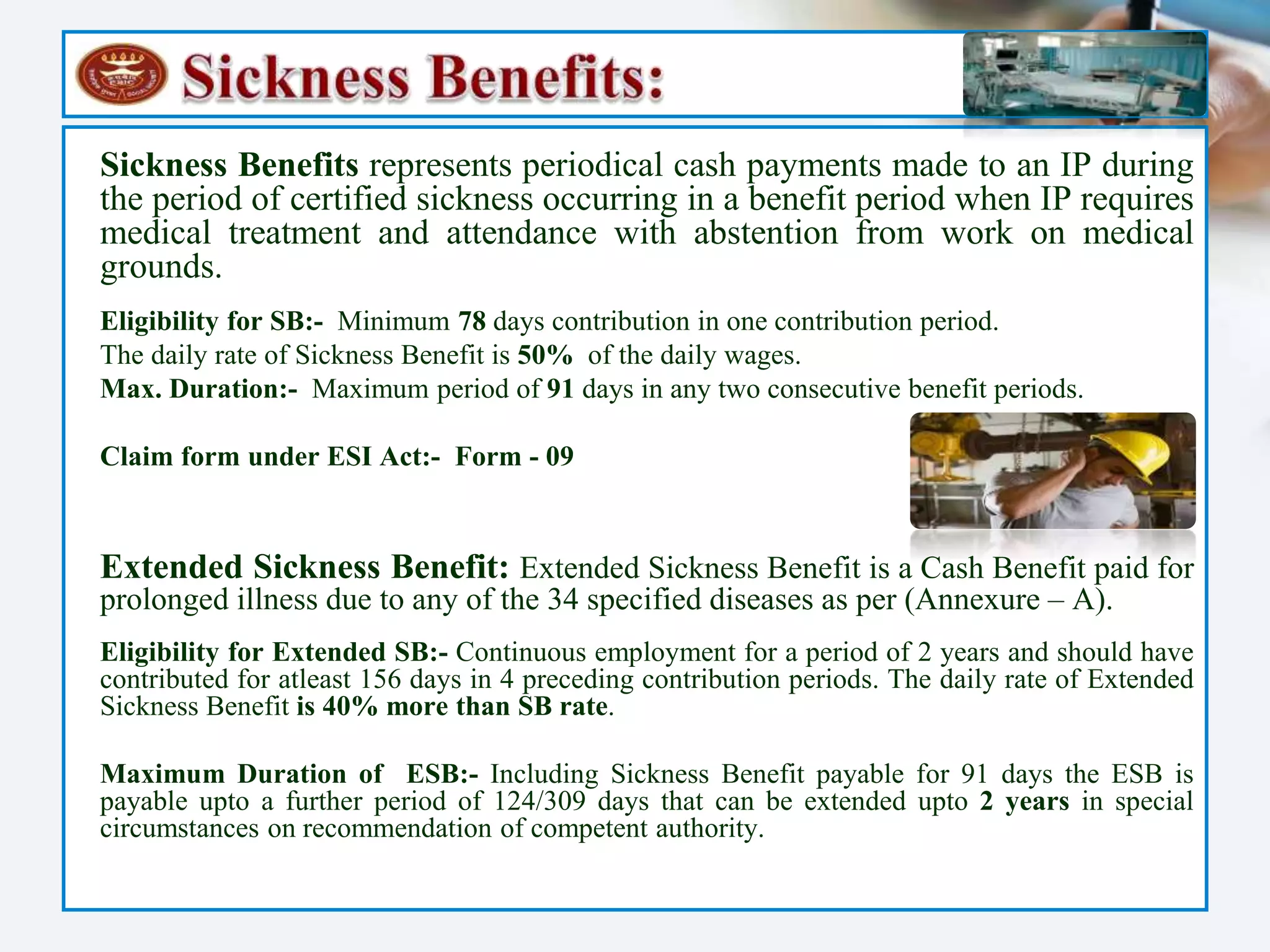 Labor Sickness PPT on