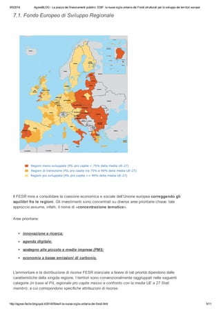 Esif Ii.pdf ESIF: la nuova sigla unitaria dei fondi strutturali europei | PDF