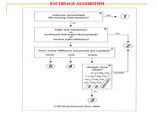 ESI TRIAGE ALGORITHM
 