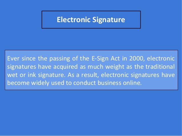 Difference Between Electronic Signature And Digital Signature ESign 