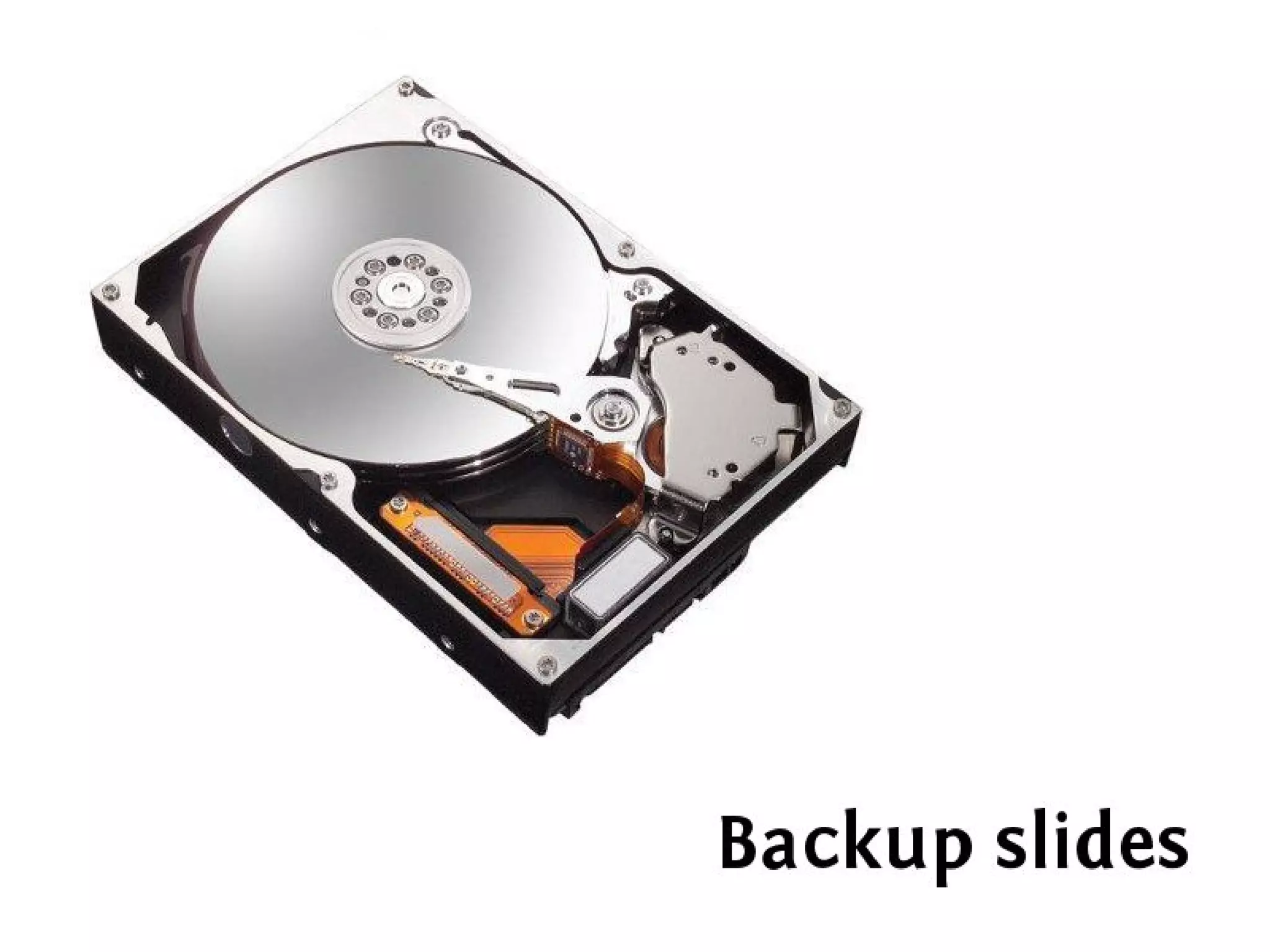 Assessing data dissemination strategies   Backup slides   40 / 57
 