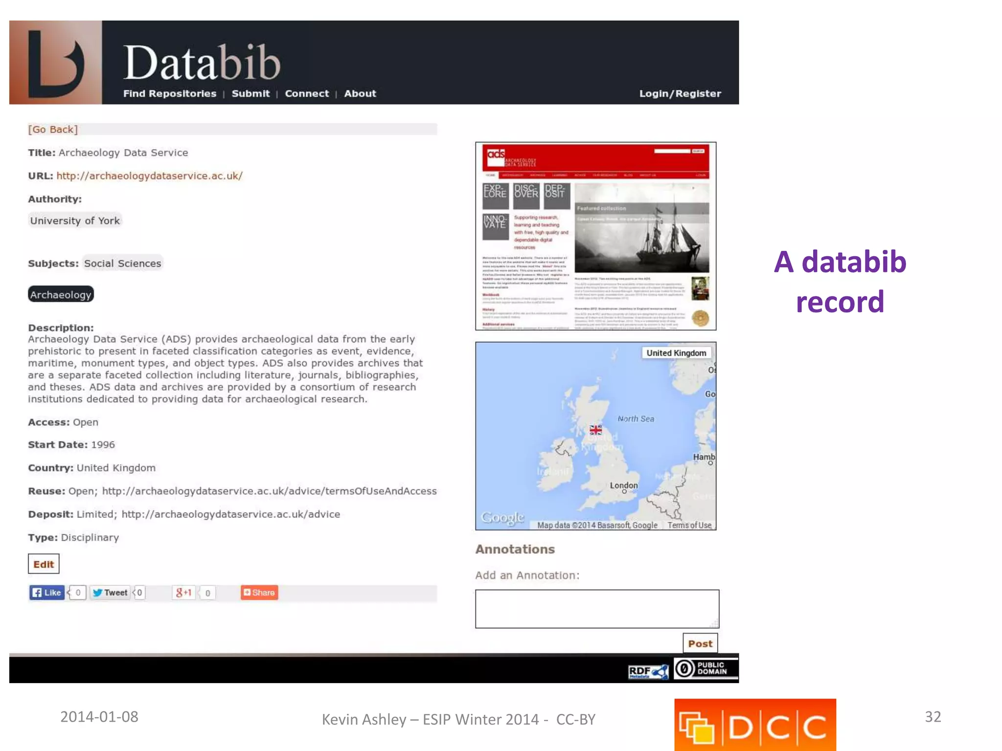 A databib
record

2014-01-08

Kevin Ashley – ESIP Winter 2014 - CC-BY

32

 