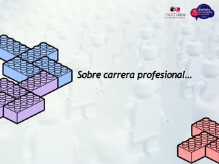 Sobre la carrera profesional…
 