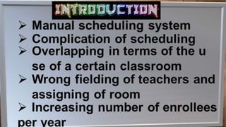 Implementation of a Computerized Faculty Loading, Room Utilization ...