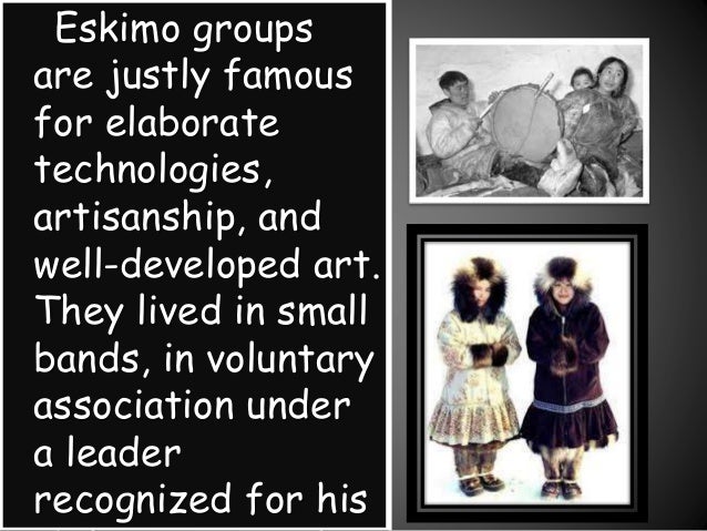 Eskimo culture and traditions