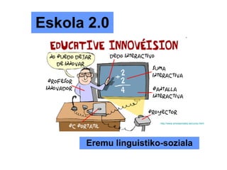 Eskola 2.0 Eremu linguistiko-soziala http:// www.amolasmates.es / curso.html 