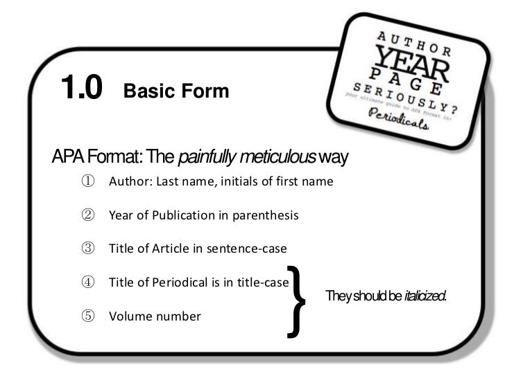 apa format periodicals template