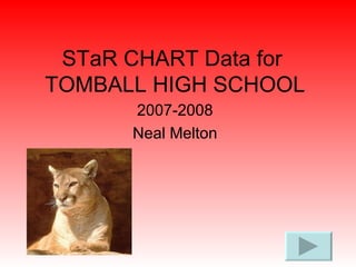 STaR CHART Data for  TOMBALL HIGH SCHOOL 2007-2008 Neal Melton 