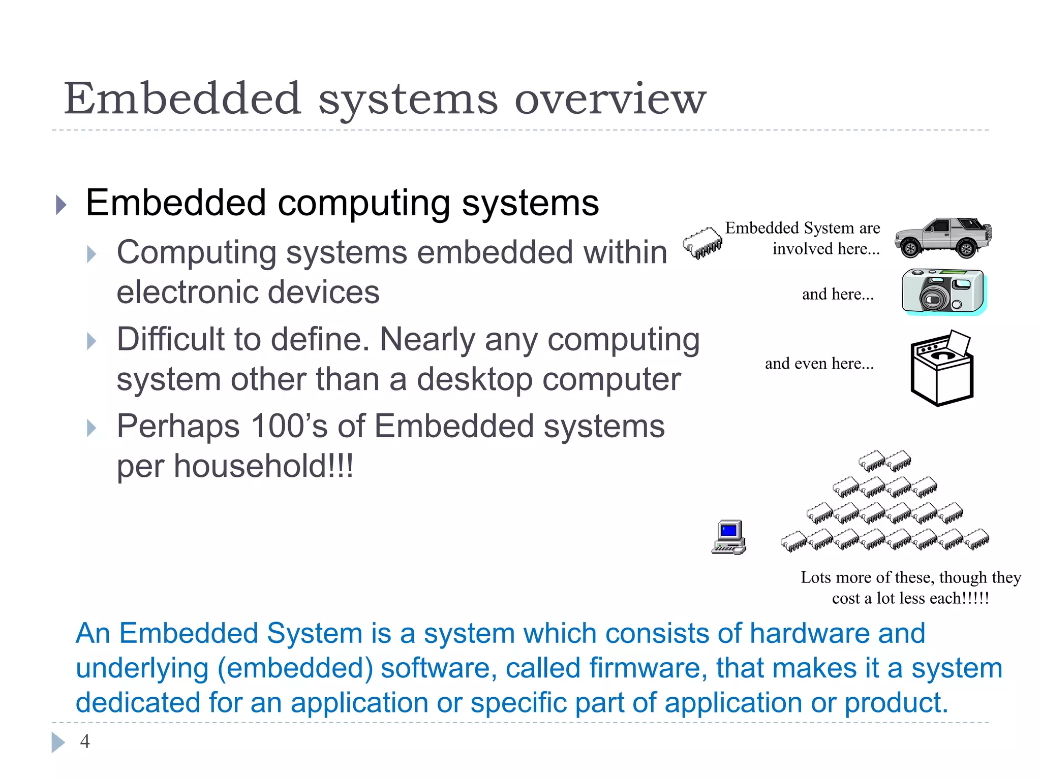 Introduction to Embedded Systems | PPTX | Computing | Technology ...