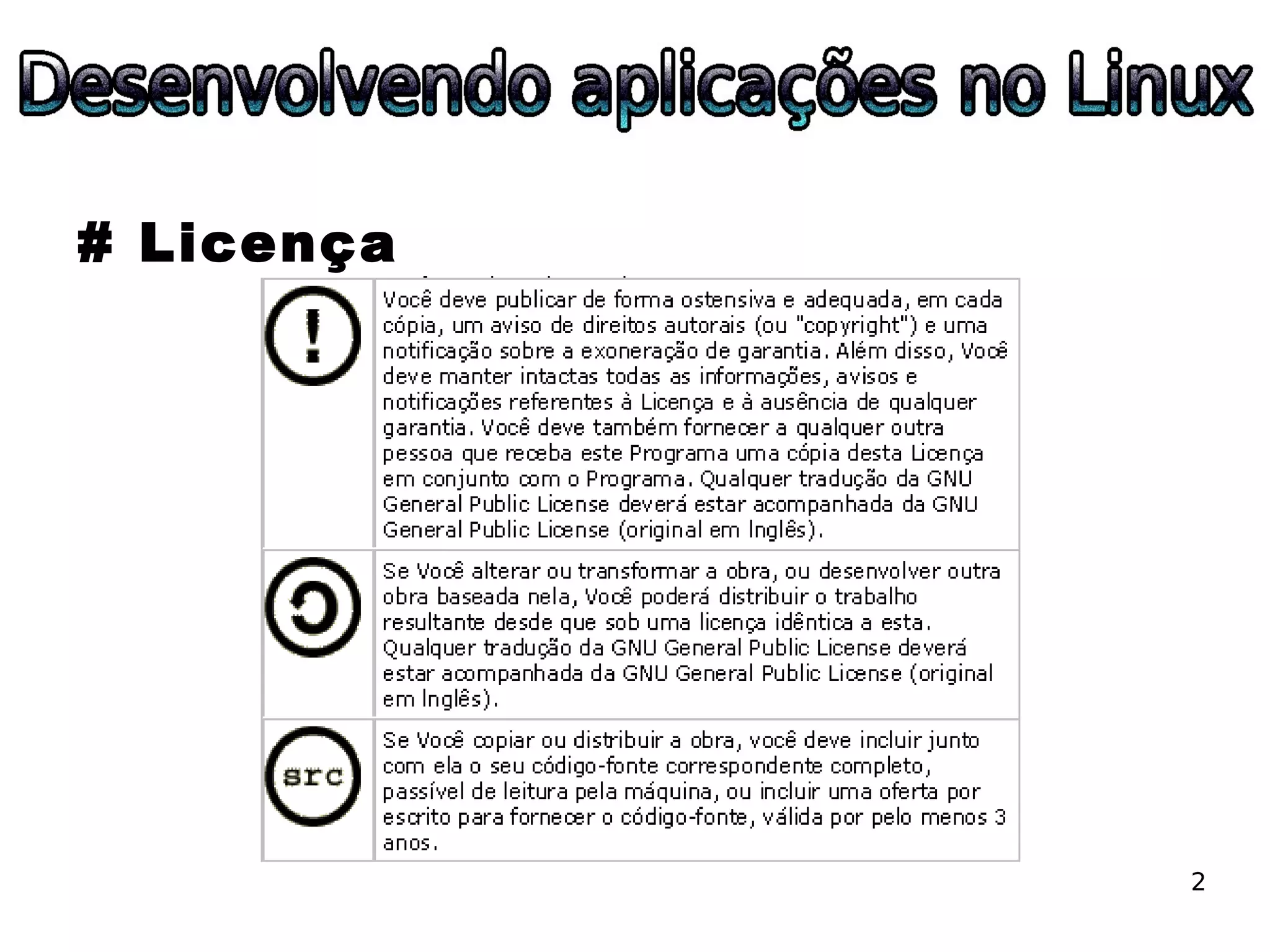 ESLPE 2008 - Desenvolvendo aplicações no Linux