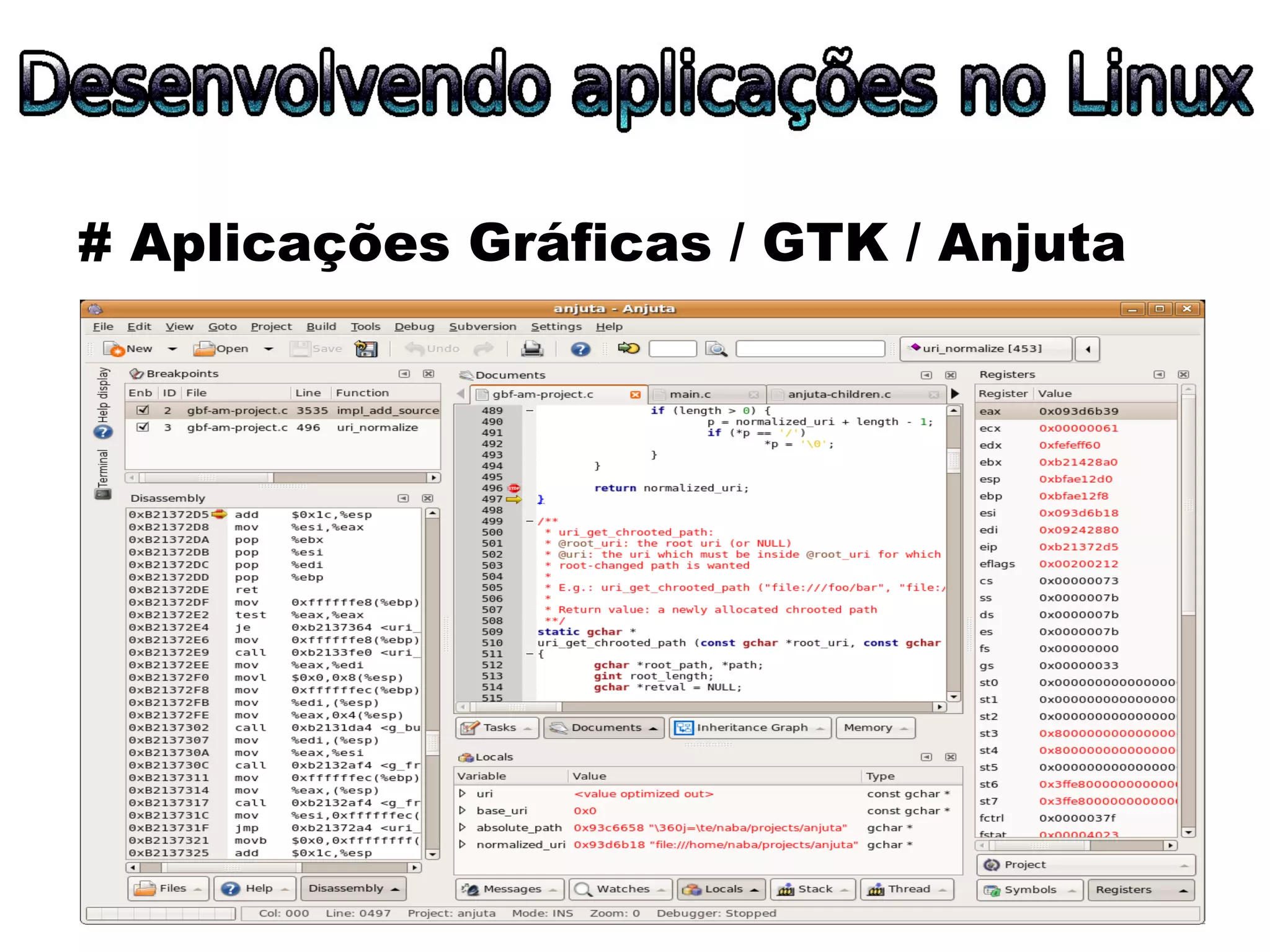 ESLPE 2008 - Desenvolvendo aplicações no Linux
