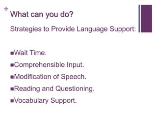 Strategies for Tutoring English Language Learners | PPTX