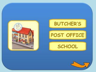 SCHOOL
BUTCHER’S
POST OFFICE
 