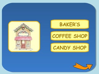 BAKER’S
COFFEE SHOP
CANDY SHOP
 