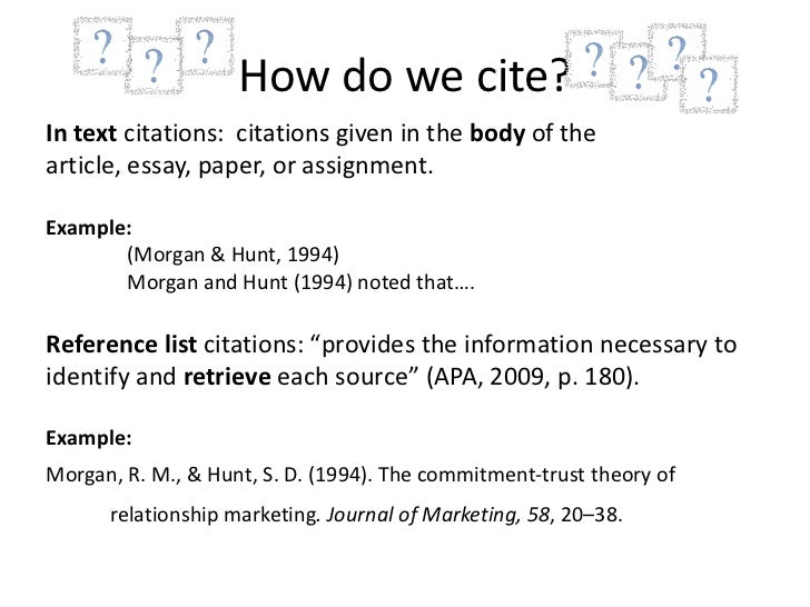 Cite it Right ESLW05