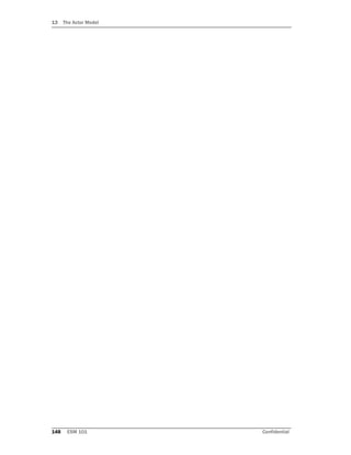 13 The Actor Model
148 ESM 101 Confidential
 